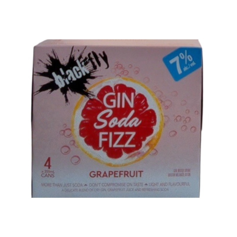 Black Fly Grapefruit Gin Soda Fizz